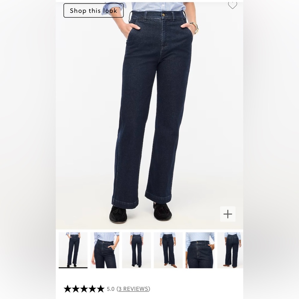 J Crew Denim Trouser jeans in signature stretch size 26